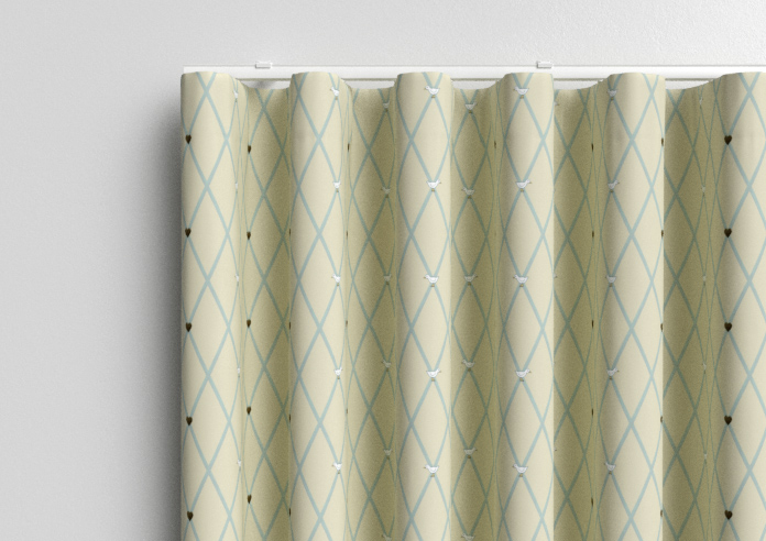 Puddle Down, Trellis Shell - Made to Measure Curtains - Image 13